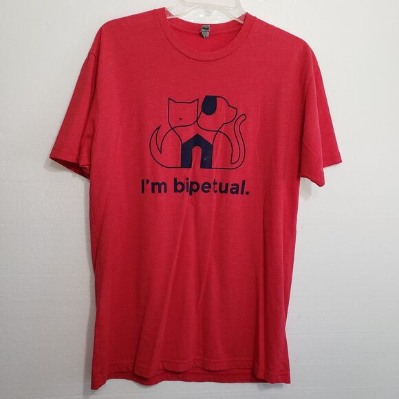 Fun Unisex Branded (APA) T-shirt, "I'm bipetual" - Picture 8 of 8